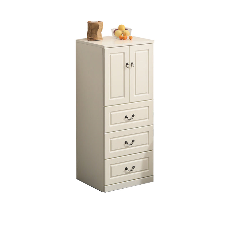 18" D Storage Chest Modern Style Bedroom Storage Chest Dresser with Drawers and Doors 20"L x 18"W x 47"H White 3 Clearhalo 'Bedroom Furniture' 'Dressers & Chests' 'dressers_chests' 'furn' 'furn_dressers_chests' 'Furniture' 5524404