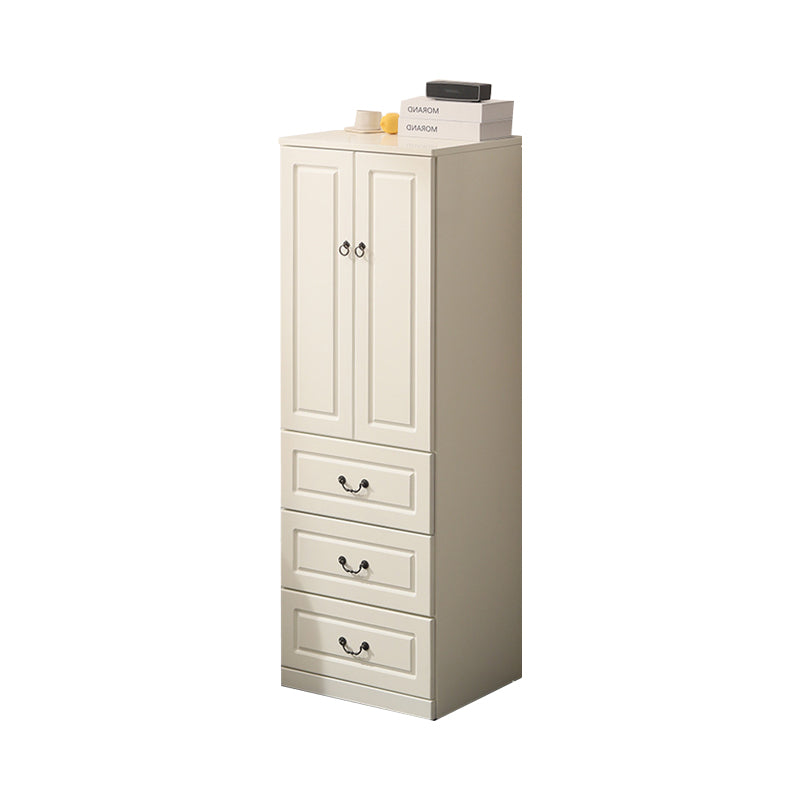 18" D Storage Chest Modern Style Bedroom Storage Chest Dresser with Drawers and Doors 24"L x 18"W x 59"H White 3 Clearhalo 'Bedroom Furniture' 'Dressers & Chests' 'dressers_chests' 'furn' 'furn_dressers_chests' 'Furniture' 5524413