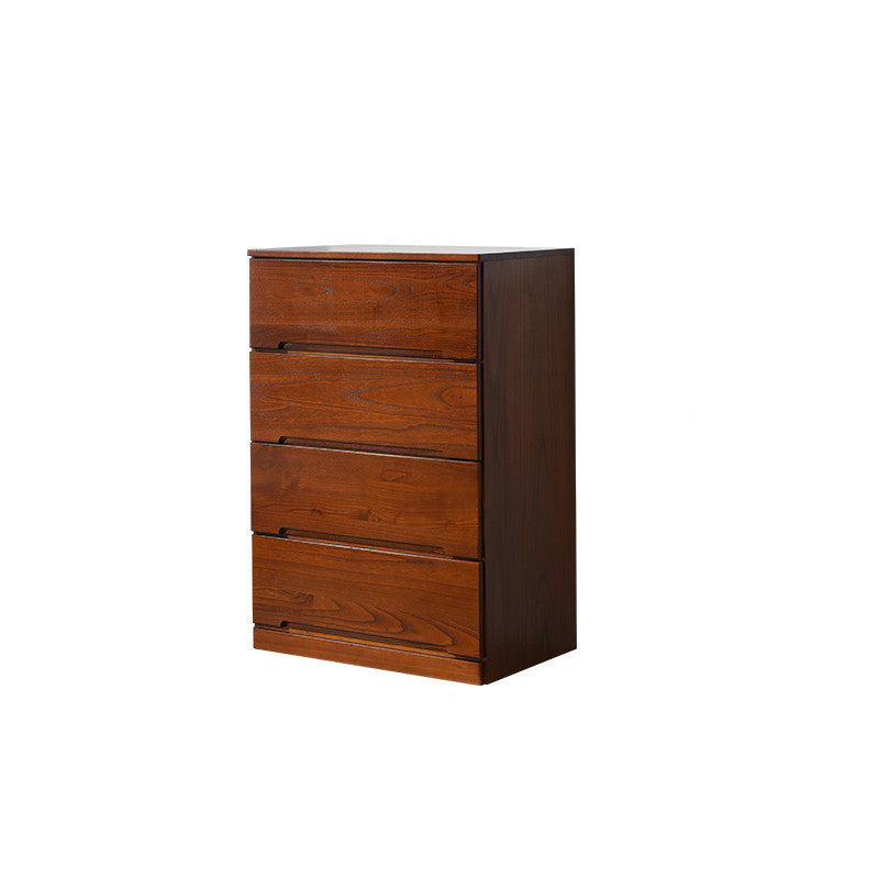 18" D Storage Chest Modern Style Bedroom Storage Chest Dresser with Drawers and Doors 24"L x 18"W x 39"H Brown 4 Clearhalo 'Bedroom Furniture' 'Dressers & Chests' 'dressers_chests' 'furn' 'furn_dressers_chests' 'Furniture' 5524414