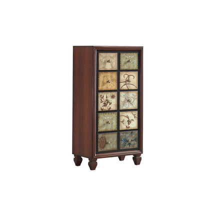 Stoccaggio in legno toracano moderno cameretta per la camera da letto in stile bianco in bianco e marrone