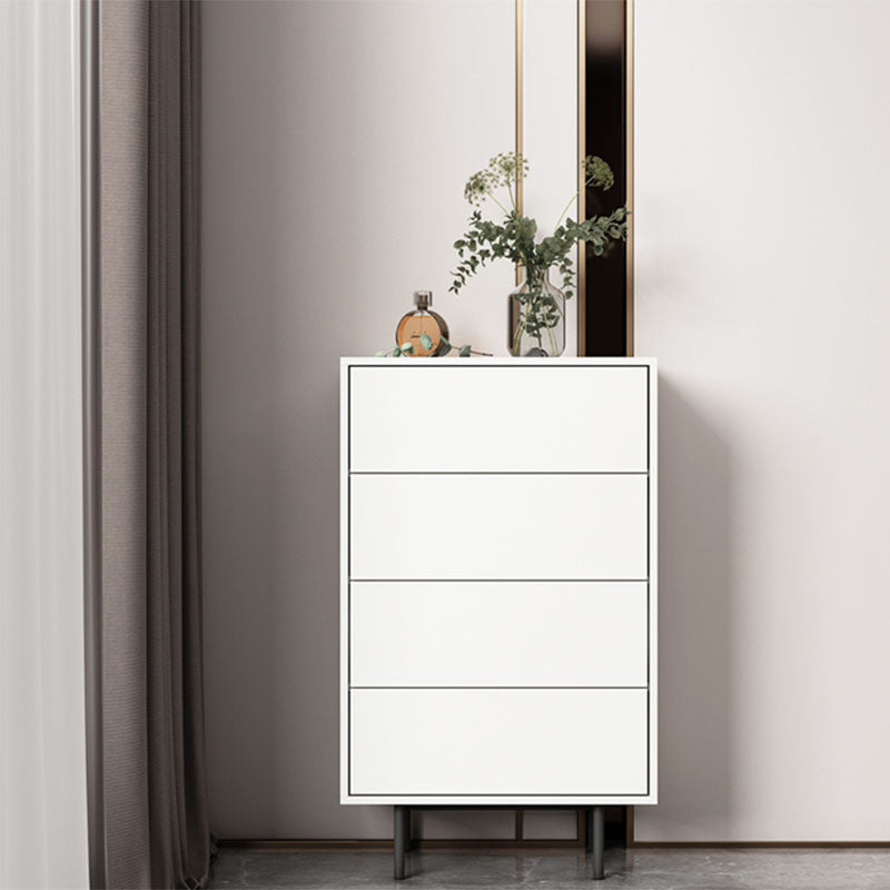 Wooden Lingerie Chest Modern Style Bedroom Storage Chest Dresser in 5 Colors 23.5"L x 14"W x 39"H White Clearhalo 'Bedroom Furniture' 'Dressers & Chests' 'dressers_chests' 'furn' 'furn_dressers_chests' 'Furniture' 5524458