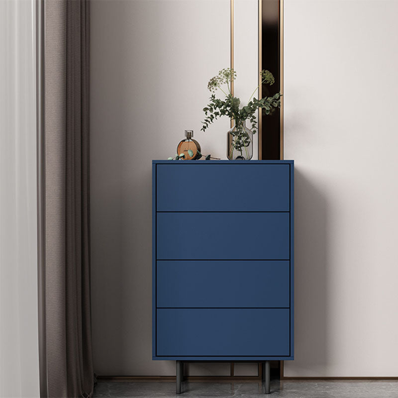 Wooden Lingerie Chest Modern Style Bedroom Storage Chest Dresser in 5 Colors 23.5"L x 14"W x 39"H Blue Clearhalo 'Bedroom Furniture' 'Dressers & Chests' 'dressers_chests' 'furn' 'furn_dressers_chests' 'Furniture' 5524476