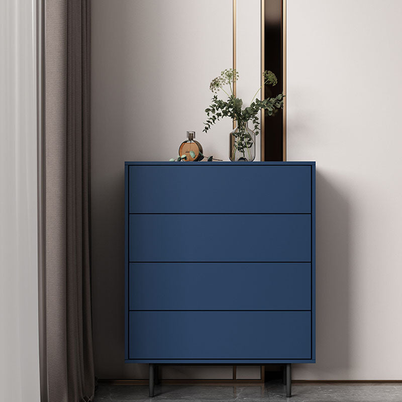 Wooden Lingerie Chest Modern Style Bedroom Storage Chest Dresser in 5 Colors 31.5"L x 14"W x 39"H Blue Clearhalo 'Bedroom Furniture' 'Dressers & Chests' 'dressers_chests' 'furn' 'furn_dressers_chests' 'Furniture' 5524477