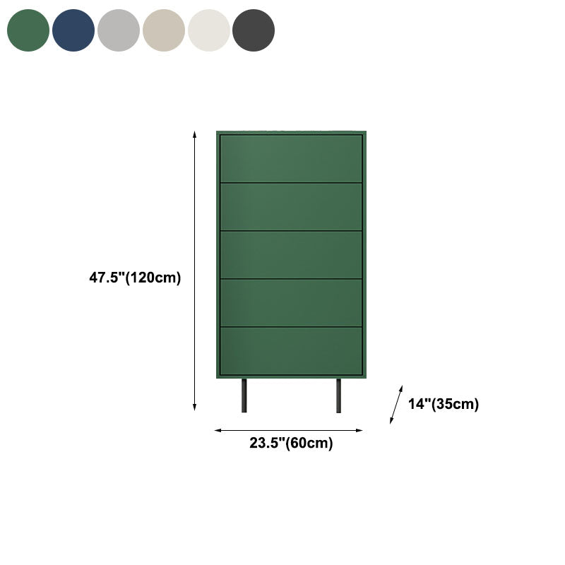 Wooden Lingerie Chest Modern Style Bedroom Storage Chest Dresser in 5 Colors Clearhalo 'Bedroom Furniture' 'Dressers & Chests' 'dressers_chests' 'furn' 'furn_dressers_chests' 'Furniture' 5524484