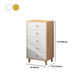 Wooden Dresser Modern Style Vertical Bedroom Storage Chest Dresser with Drawers