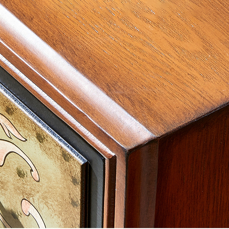 Lingerie en bois coffre vertical de chambre à coucher verticale commode coffre avec tiroirs