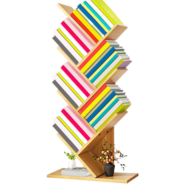 Salon contemporain étagère et étagère fabriquée en bois bibliothèque en bois