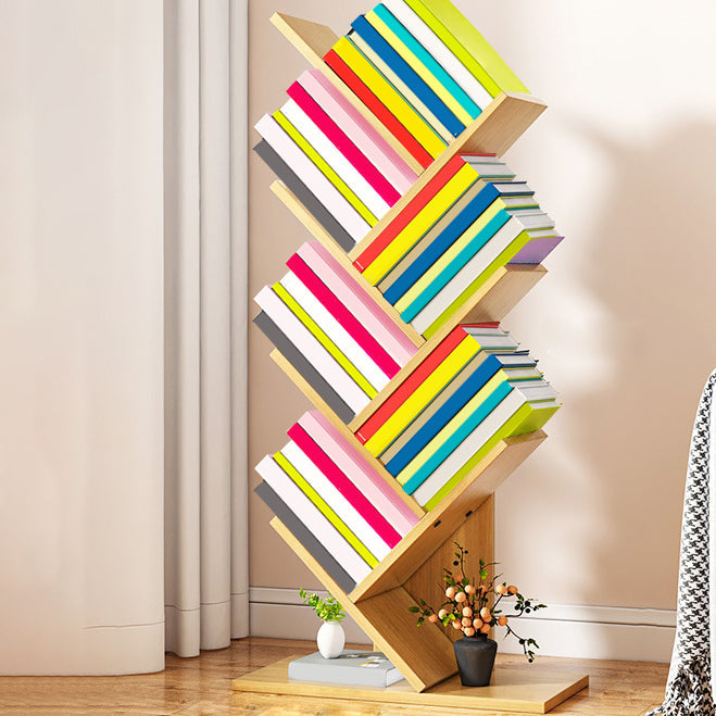 Salon contemporain étagère et étagère fabriquée en bois bibliothèque en bois