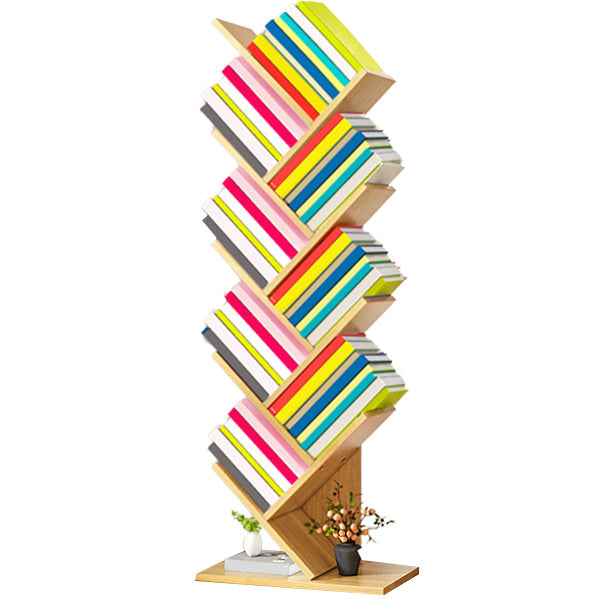 Salon contemporain étagère et étagère fabriquée en bois bibliothèque en bois