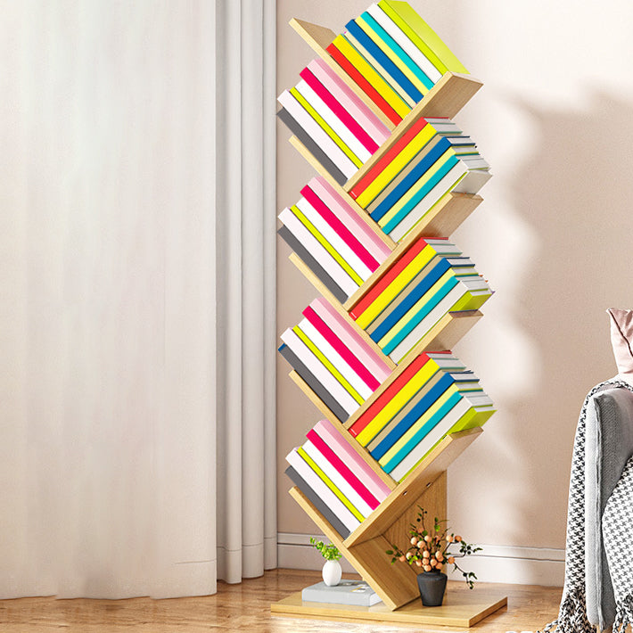 Salon contemporain étagère et étagère fabriquée en bois bibliothèque en bois