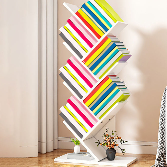 Salon contemporain étagère et étagère fabriquée en bois bibliothèque en bois