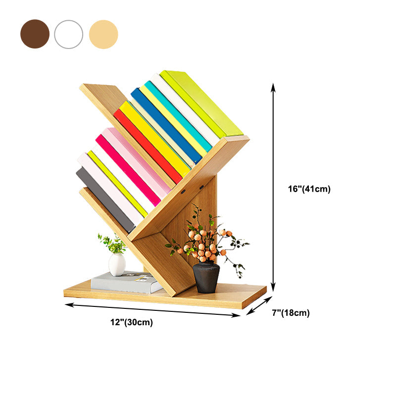 Salon contemporain étagère et étagère fabriquée en bois bibliothèque en bois