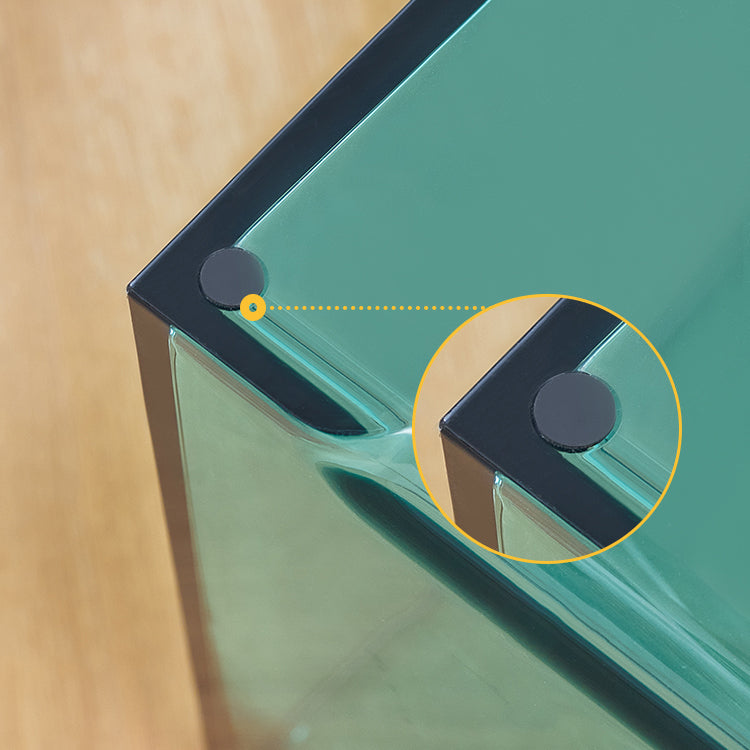 Estantería acrílica cerrada estilo nórdico estantería cuadrada minimalista