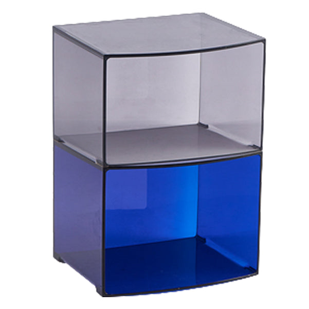 Estantería acrílica cerrada estilo nórdico estantería cuadrada minimalista