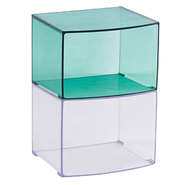 Estantería acrílica cerrada estilo nórdico estantería cuadrada minimalista