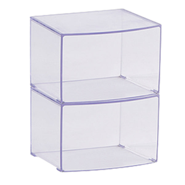 Estantería acrílica cerrada estilo nórdico estantería cuadrada minimalista