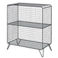Metal Rectangle Closed Storage Bookcase Nordic Standard Bookshelf