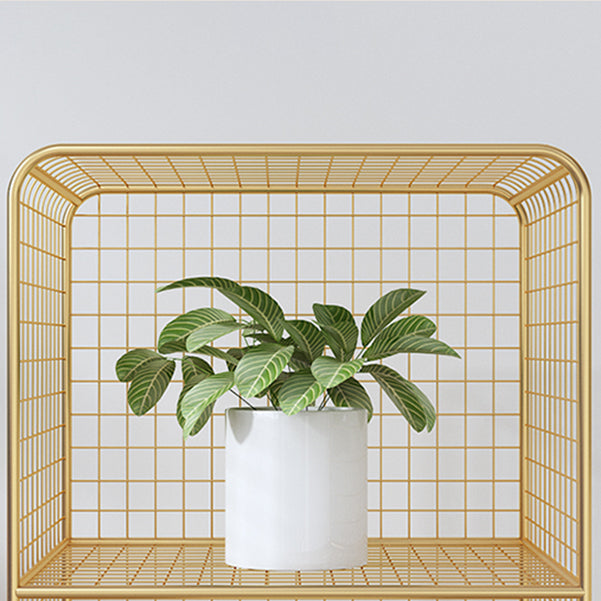 Metal Rectangle Closed Storage Bookcase Nordic Standard Bookshelf