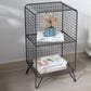 Metal Rectangle Closed Storage Bookcase Nordic Standard Bookshelf