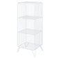 Metal Rectangle Closed Storage Bookcase Nordic Standard Bookshelf