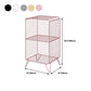 Metal Rectangle Closed Storage Bookcase Nordic Standard Bookshelf