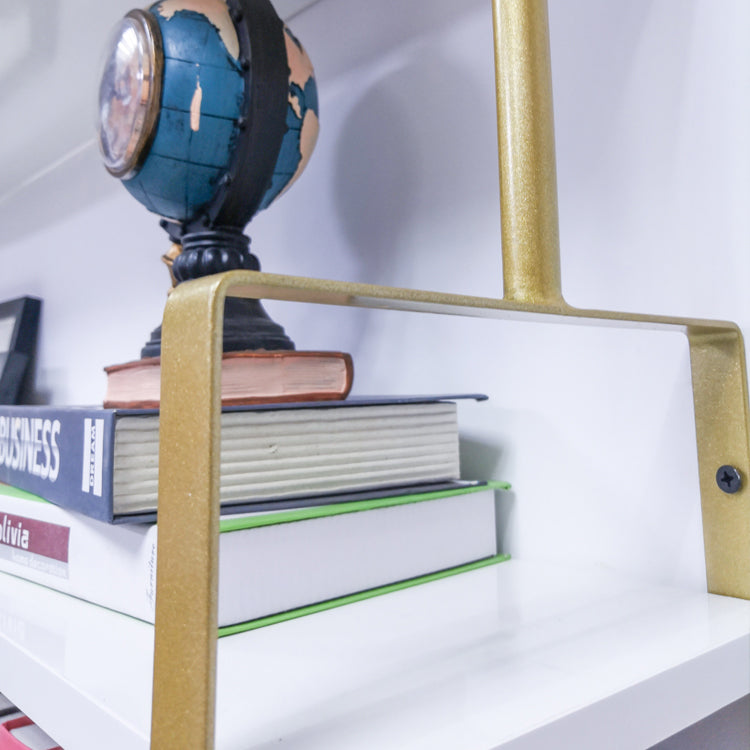 Wooden Floating Storage Bookshelf Modern Wall Mounted Bookcase