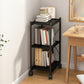 Stile moderno mobile etagere libreria in acciaio home office libreria