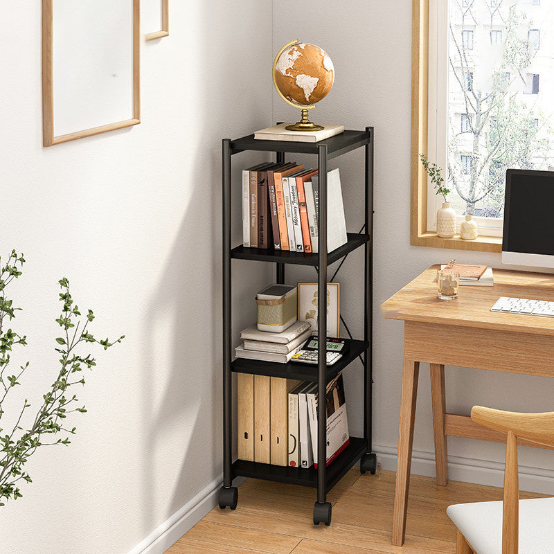 Stile moderno mobile etagere libreria in acciaio home office libreria