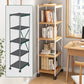 Stile moderno mobile etagere libreria in acciaio home office libreria