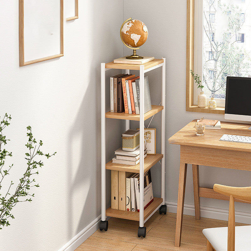 Stile moderno mobile etagere libreria in acciaio home office libreria