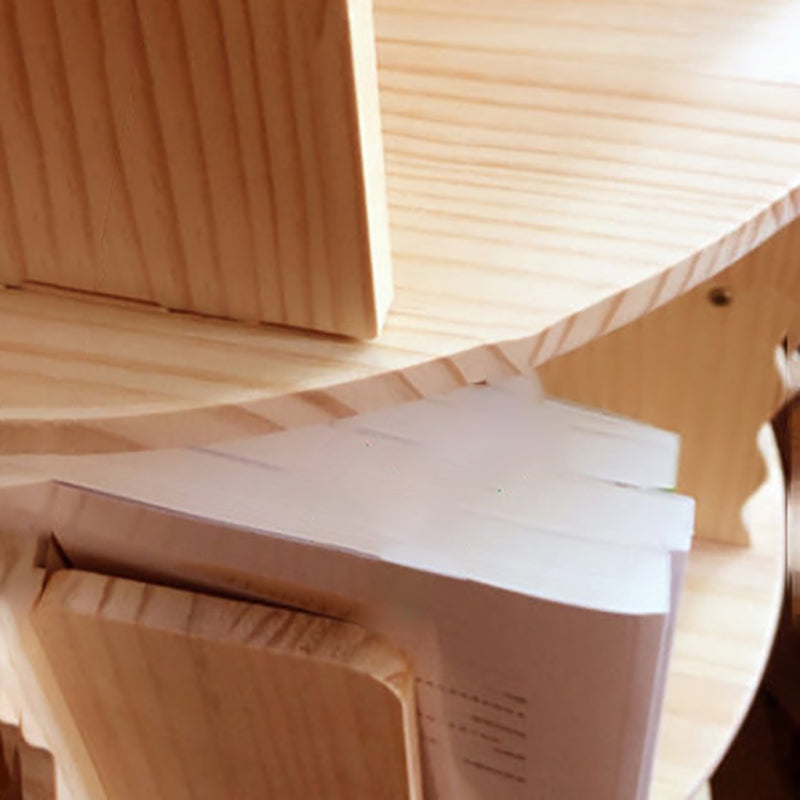 Libreria geometrica rotabile in legno moderna libreria chiusa