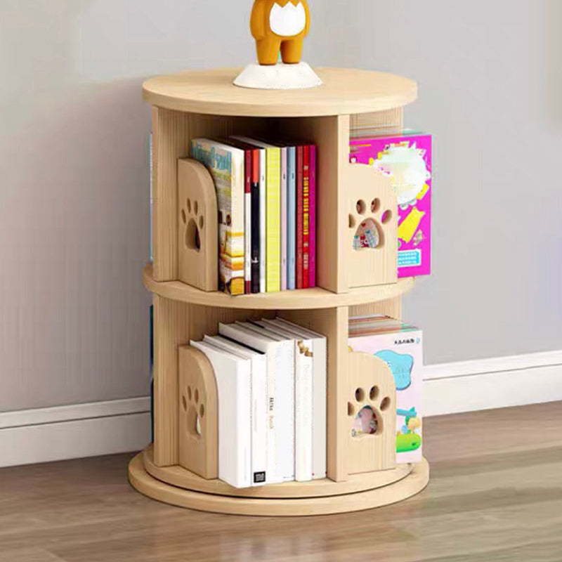 Libreria geometrica rotabile in legno moderna libreria chiusa