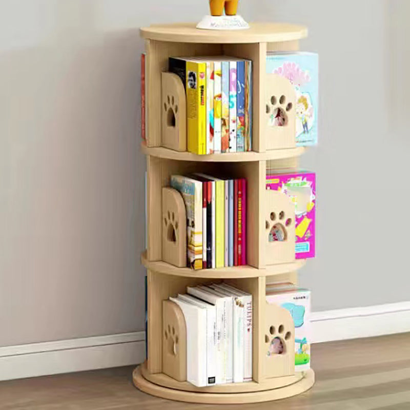 Libreria geometrica rotabile in legno moderna libreria chiusa