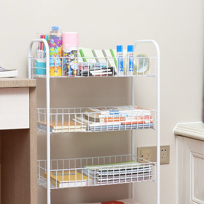 Bibelle en acier inoxydable, bibliothèque contemporaine multiples pour la maison avec lanceur