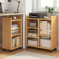 Modern Wooden Storage Bookshelf Home Office Bookcase with Shelf