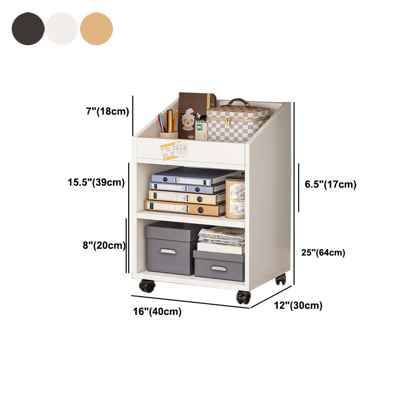 Modern Wooden Storage Bookshelf Home Office Bookcase with Shelf