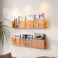 Modern Acrylic Floating Bookshelf 5.9" H Wall Mounted Bookcase Clearhalo 'Bookcases' 'furn' 'furn_bookcases' 'Furniture' 'Office Furniture' 5524972