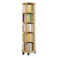 Modern Solid Wood Bookcase, Log, Cylinder Bookshelf for Any Room, 21.5" W 21.5"L x 21.5"W x 62.6"H Clearhalo 'Bookcases' 'furn' 'furn_bookcases' 'Furniture' 'Office Furniture' 5524987