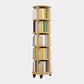 Modern Solid Wood Bookcase, Log, Cylinder Bookshelf for Any Room, 21.5" W Clearhalo 'Bookcases' 'furn' 'furn_bookcases' 'Furniture' 'Office Furniture' 5524989