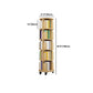 Modern Solid Wood Bookcase, Log, Cylinder Bookshelf for Any Room, 21.5" W Clearhalo 'Bookcases' 'furn' 'furn_bookcases' 'Furniture' 'Office Furniture' 5524995