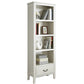 Rectangle Standard Solid Wood Bookcase Nordic Closed Back Bookshelf