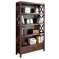 Rectangle Standard Solid Wood Bookcase Nordic Closed Back Bookshelf