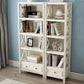Rectangle Standard Solid Wood Bookcase Nordic Closed Back Bookshelf
