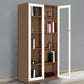 Closed Standard Bookshelf Modern Minimalist Metal Rectangular Bookcase