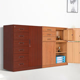 Closed Standard Bookshelf Modern Minimalist Metal Rectangular Bookcase