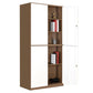 Closed Standard Bookshelf Modern Minimalist Metal Rectangular Bookcase