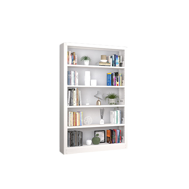 Open Steel Bookshelf Modern Home Office Rectangular Bookcase