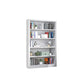 Open Steel Bookshelf Modern Home Office Rectangular Bookcase