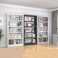 Open Steel Bookshelf Modern Home Office Rectangular Bookcase
