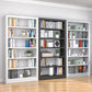 Open Steel Bookshelf Modern Home Office Rectangular Bookcase